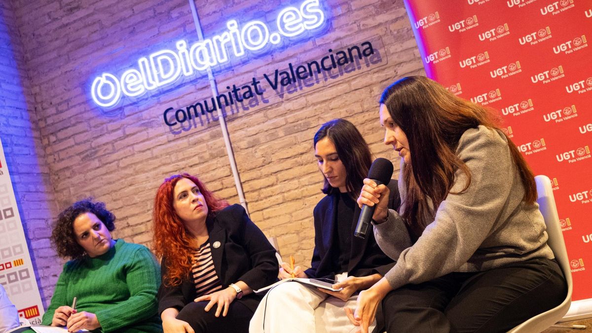 Primera jornada de 'Converses' con elDiario.es, con motivo del 8 de marzo.