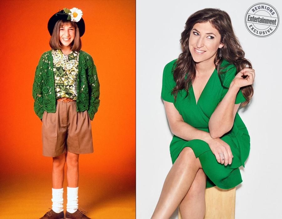 Antes y después de Mayim Bialik (Blossom Russo)