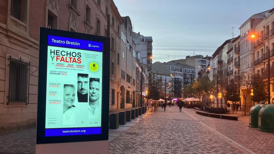 Así funcionan los tótems publicitarios de Logroño: cuánto cuesta y cómo se puede anunciar cualquier negocio de la ciudad