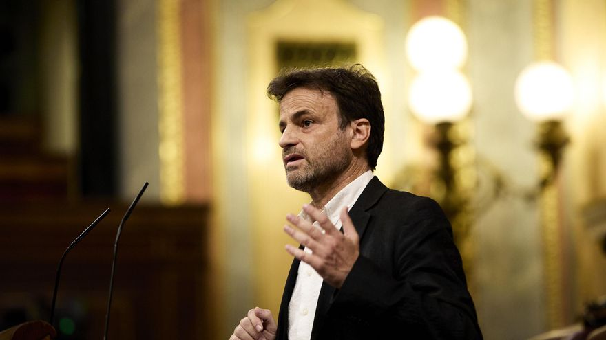 El presidente del grupo parlamentario de Unidas Podemos en el Congreso, Jaume Asens.