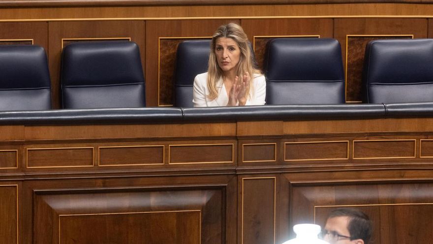 Yolanda Díaz presiona al PSOE con la reducción de la jornada: "Prometer cosas e incumplirlas ensancha la extrema derecha"