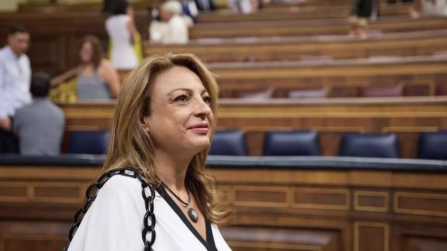 Imagen de archivo de la diputada de CC, Cristina Valido, en el Congreso de los Diputados.
