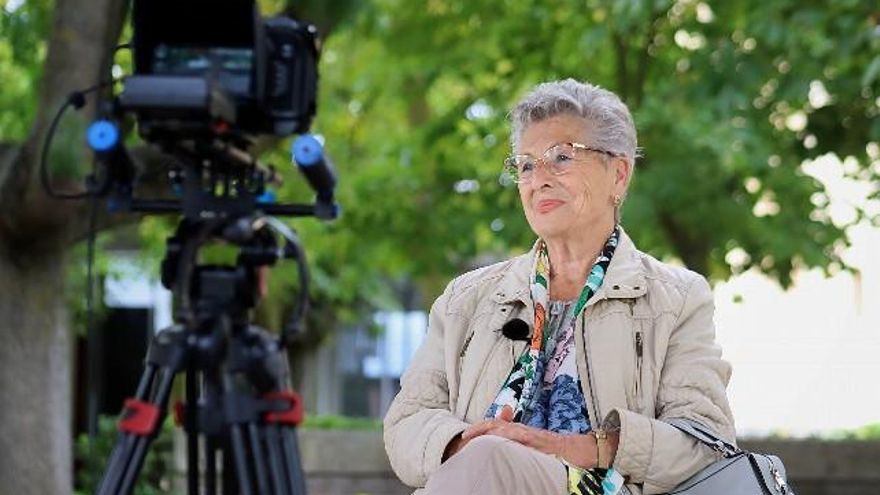 Rodaje del proyecto 'Coyanza-1975, Democracia Nuclear', sobre las movilizaciones antinucleares surgidas en su día en el sur de la provincia de León. / Peio García / ICAL