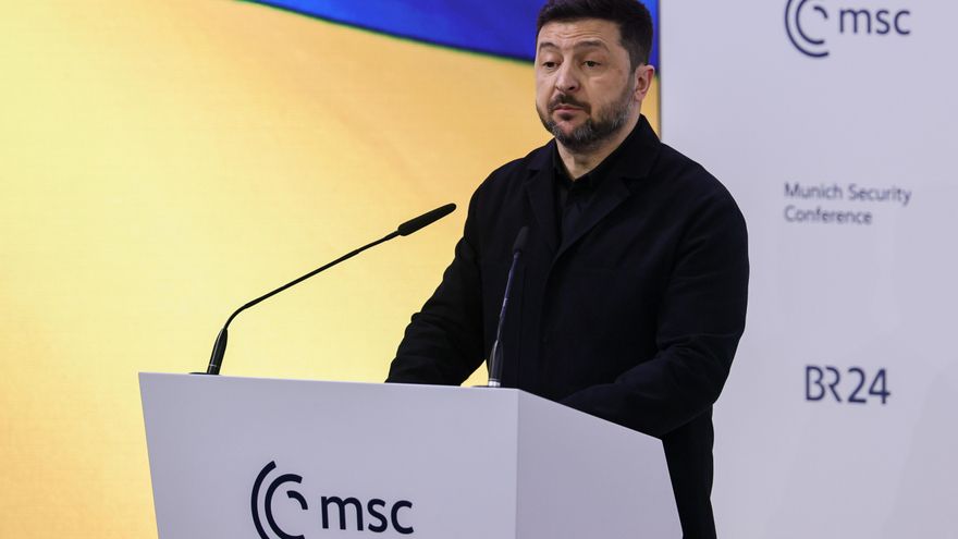 Zelenski en Múnich: "Dennos dos meses de alto el fuego e iremos a elecciones"