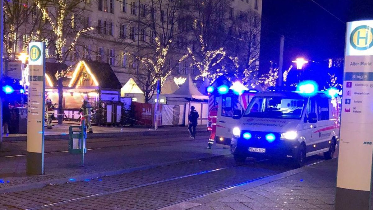 Al menos un muerto y decenas de heridos tras un atropello múltiple en un mercadillo de Navidad de Magdeburgo