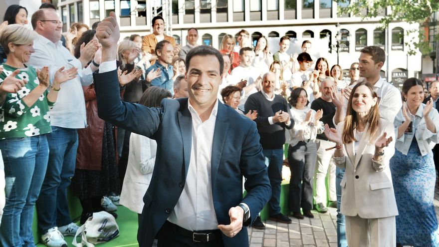 El PNV exhibe su fuerza con miles de asistentes al último mitin de la campaña de Imanol Pradales