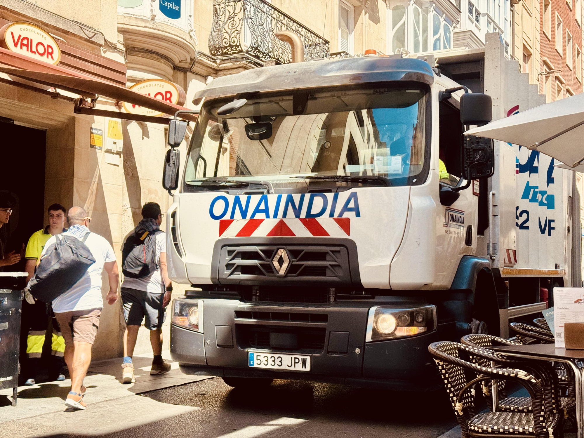 Otro servicio de Onaindia, en el centro de Vitoria