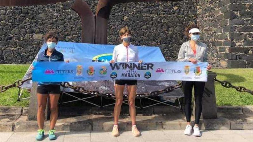 Clasificadas femeninas en la Media Maratón de 21 kilómetros.