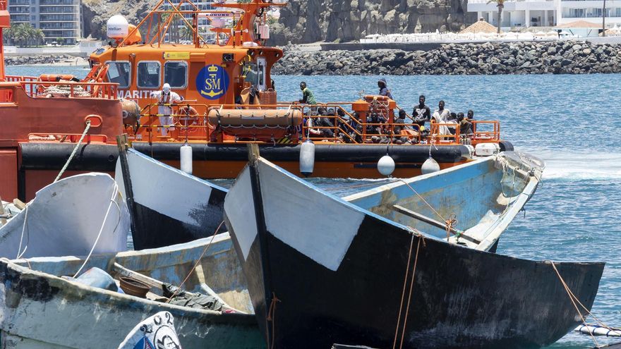 Salvamento Marítimo dice que no sabía que la patera que naufragó al sur de Gran Canaria corría "peligro"