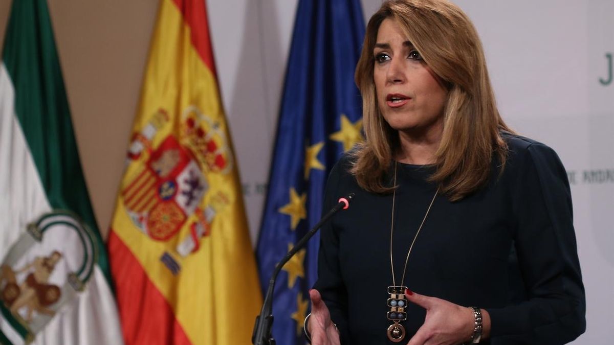 Susana Díaz muestra el apoyo "claro e inequívoco" de Andalucía a todas las medidas para restablecer la legalidad