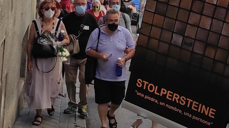Quince 'stolpersteine' en Centro luchan contra la desmemoria