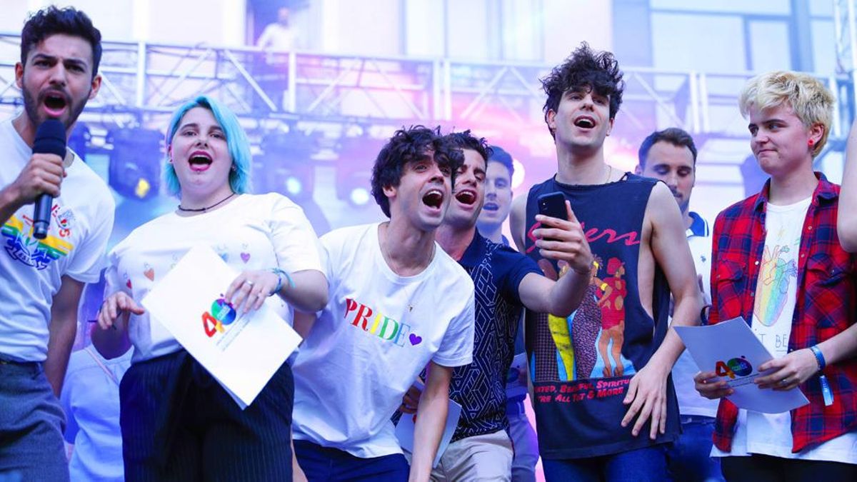 Las imágenes del pregón del Orgullo 2018 con Los Javis y OT como protagonistas