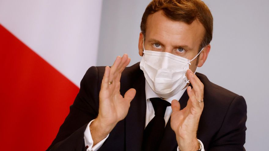 El presidente francés, Emmanuel Macron, considera que el traspaso de poder con la llegada a la Casa Blanca de Joe Biden es una oportunidad para que Estados Unidos se tome más en serio la alianza transatlántica. EFE/EPA/LUDOVIC MARIN / POOL MAXPPP OUT[MAXPPP OUT]/Archivo