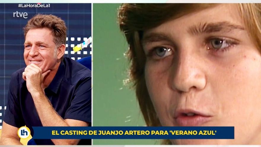 'La Hora de La 1' rescata el casting de Juanjo Artero como Javi de 'Verano azul': "Decidió lo que iba a ser mi vida"