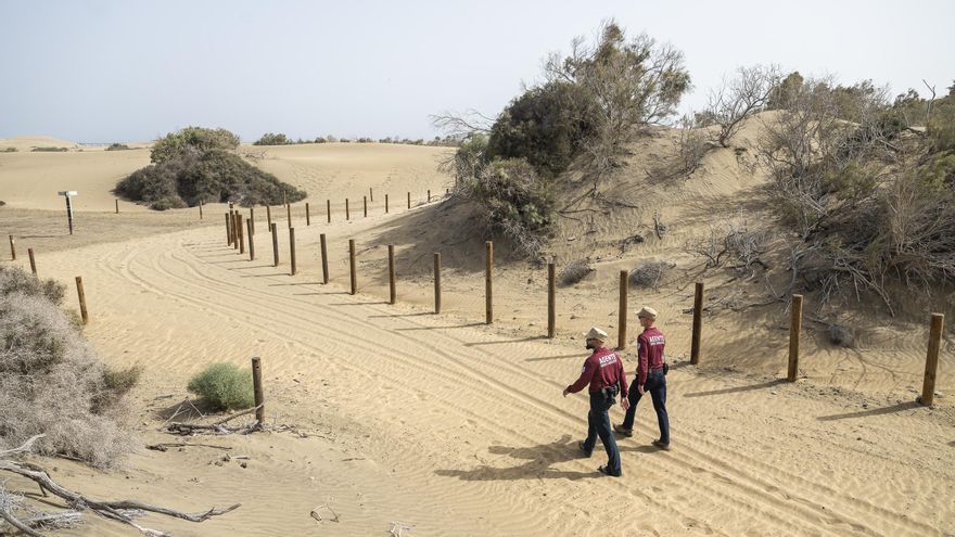 Agentes de Medio Ambiente sancionan a más de 220 turistas por infracciones en espacios protegidos de Gran Canaria