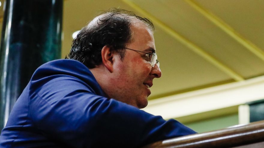 El diputado del PP, Alberto Casero, en una sesión plenaria en el Congreso de los Diputados,