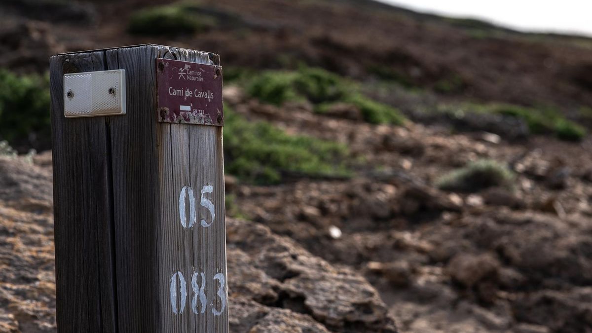 Los hitos que marcan el Camí de Cavalls.