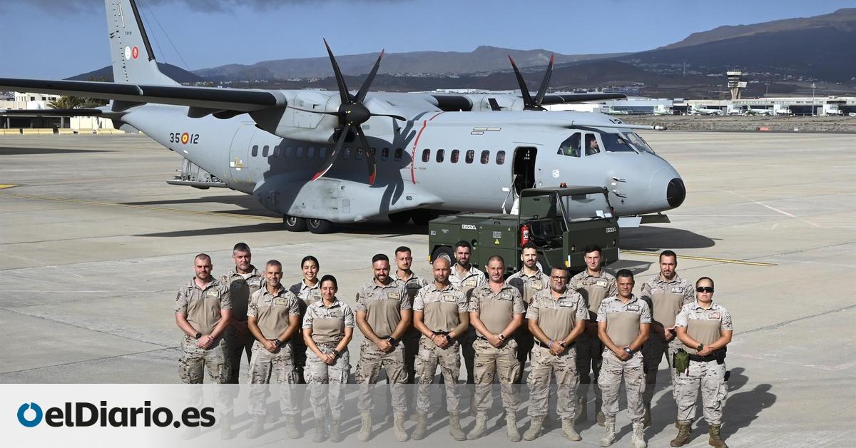 Canary Islands Air Command Deploys Replacement Forces to Combat Fires on the Mainland