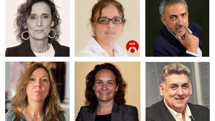 Las periodistas Lourdes Lucio y Lucrecia Hevia, con elDiario.es Andalucía, Premios de la Comunicación de la Asociación de la Prensa de Sevilla