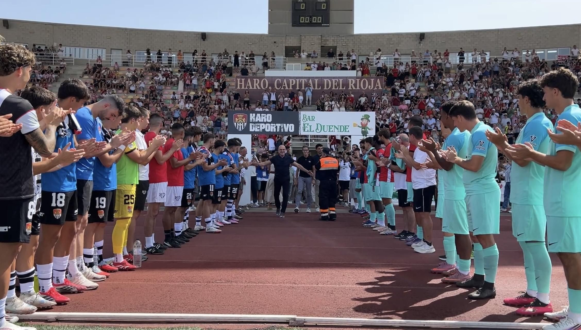 Homenaje al seleccionador Luis de la Fuente en Haro tras la victoria en el Mundial de fútbol