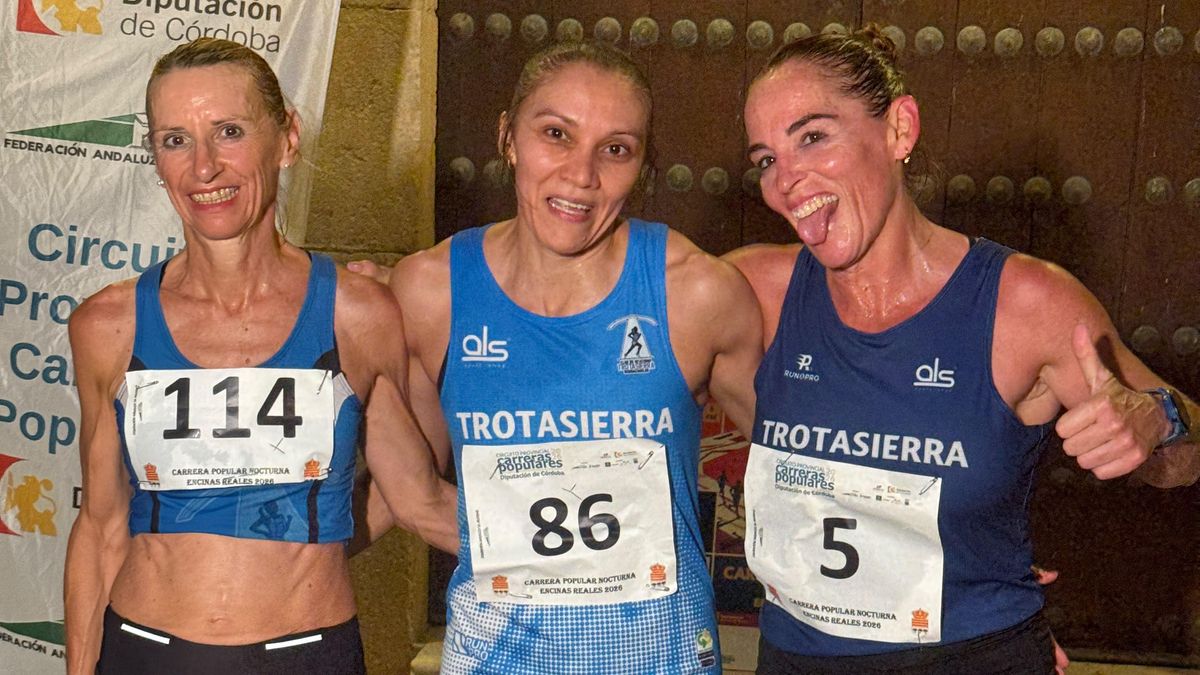 Ismael Sánchez y Lisa Esquivel se imponen en el regreso de la Nocturna de Encinas Reales