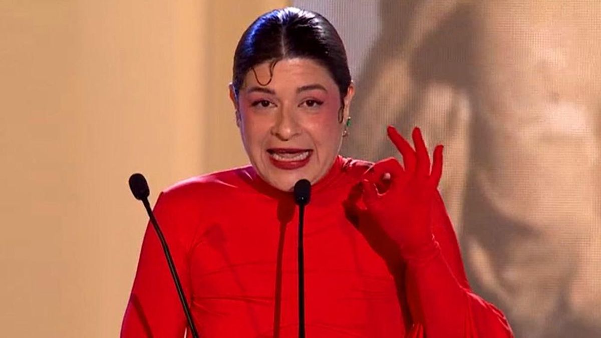 Nerea Pérez de las Heras, en su discurso en los Ídolo