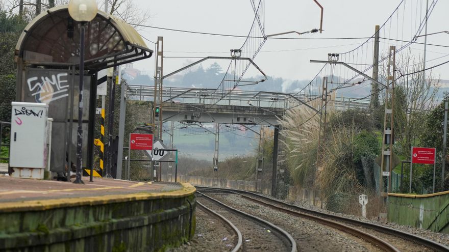 La estación de tren de Boo de Piélagos, donde ocurrieron los hechos, a 4 de febrero de 2024, en Boo de Piélagos, Cantabria (España).