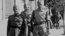 Franco acompañado de Yagüe, el 'carnicero de Badajoz'.