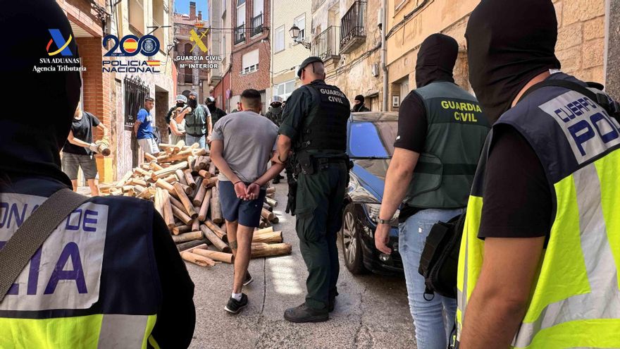 Golpe al narcotráfico en La Rioja: 21 detenidos y 12.200 dosis de cocaína retiradas de la calle