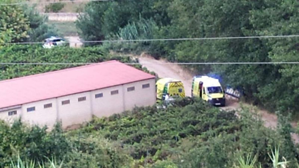 Accidente de tractor en el Regadío de Cenicero
