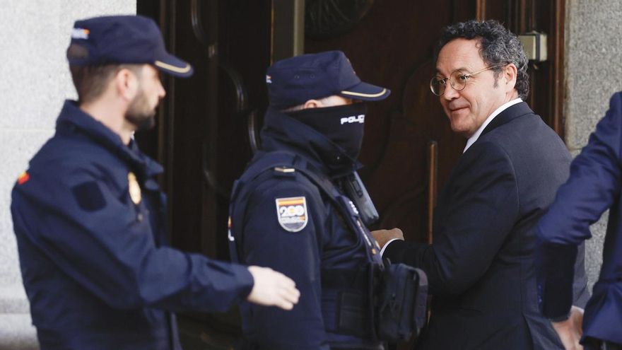 El fiscal general del Estado, Álvaro García Ortiz, llega al Tribunal Supremo, que celebra la quinta jornada del juicio.