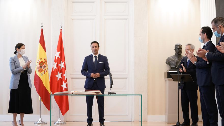 Javier Luengo, el suplente de Ciudadanos que hereda el área más convulsa del Gobierno de Ayuso