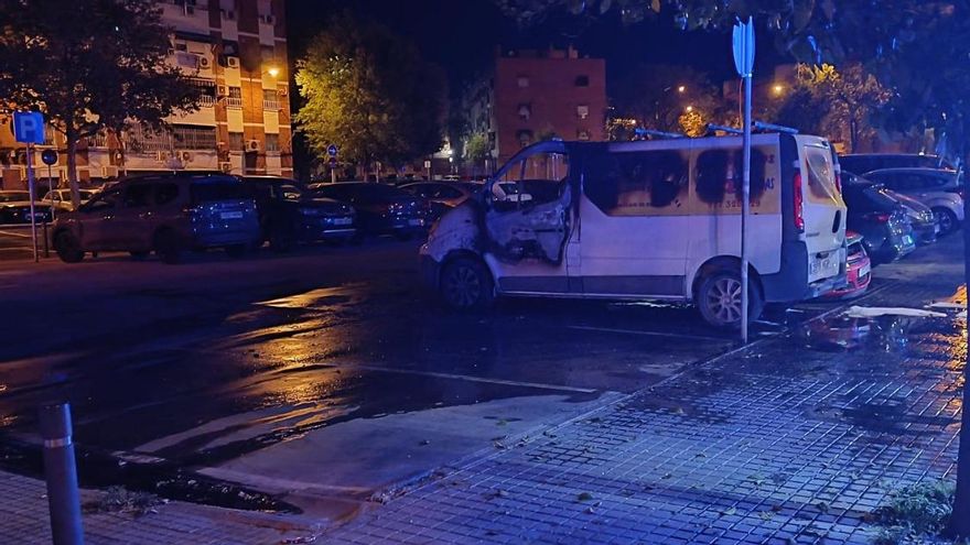 Uno de los vehículos afectados.