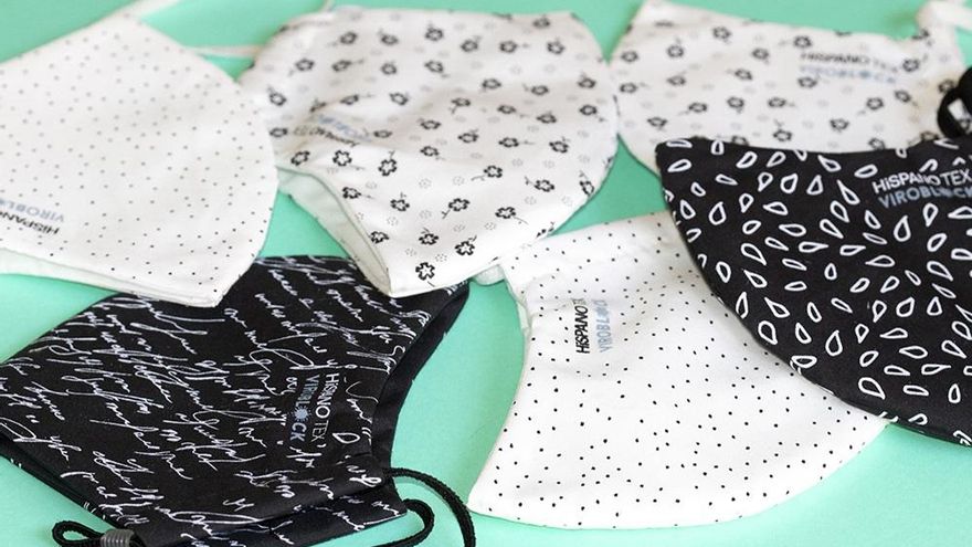 Mascarillas higiénicas reutilizables.