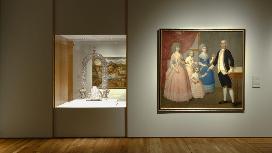 Imagen de la sala de la exposición 'Tornaviaje. Arte Iberoamericano en España'