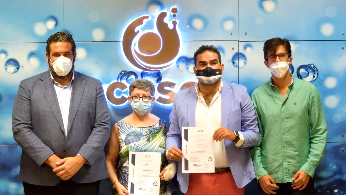 Acto de entrega del reconocimiento ISO