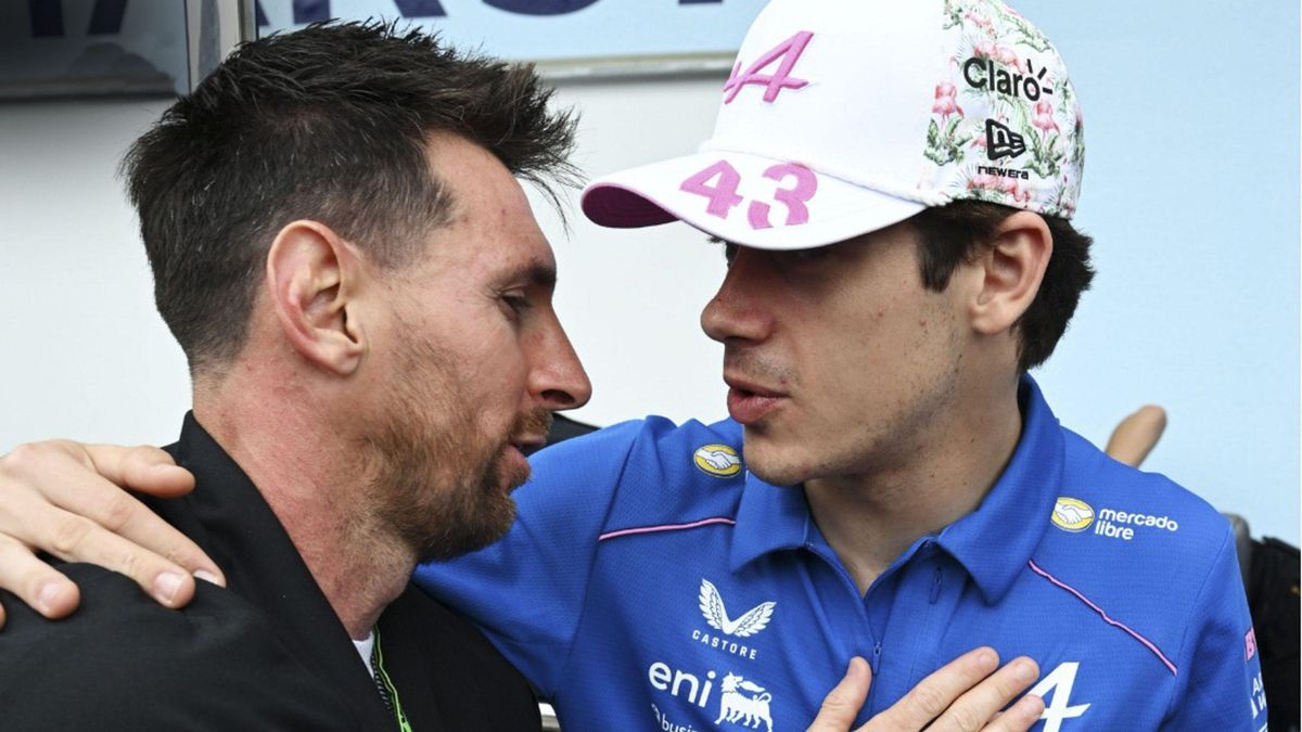 Lionel Messi y Franco Colapinto.