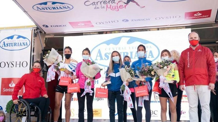Eva Moral, una medalla olímpica en la Carrera de la Mujer de Sevilla