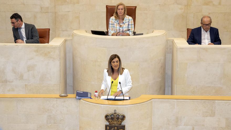 La presidenta de Cantabria, María José Sáenz de Buruaga, interviene en el Debate de Orientación Política 2025