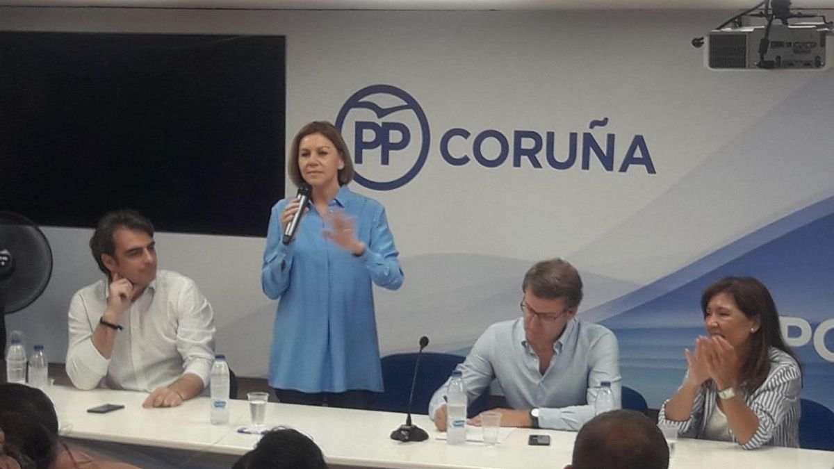 Cospedal afirma que la edad de Casado "no supone regeneración" y señala su candidatura como "próxima" a Aznar