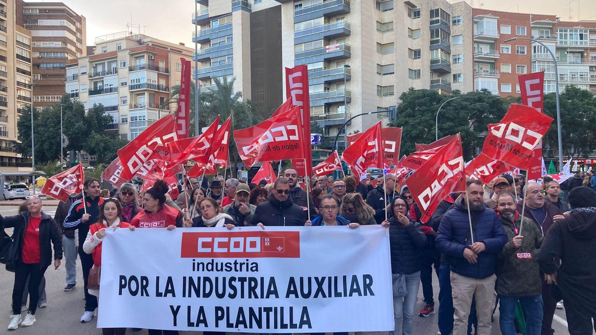 Manifestación de Sabic