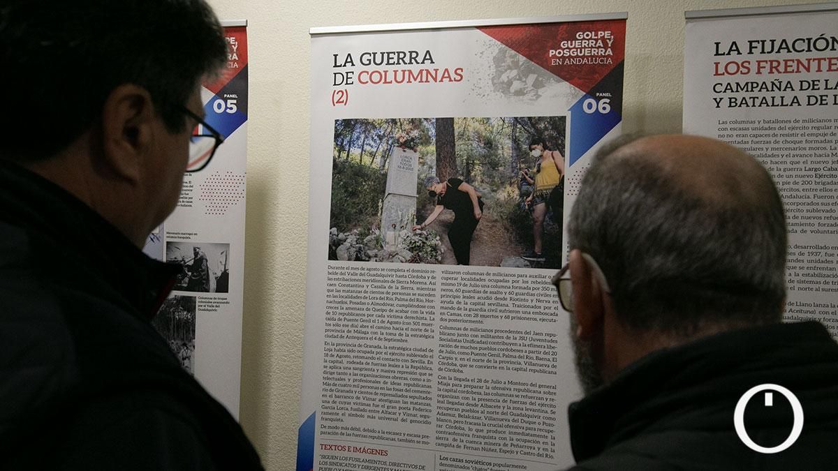 CCOO y el Foro de la Memoria inauguran la exposición 'Golpe, guerra y posguerra en Andalucía'