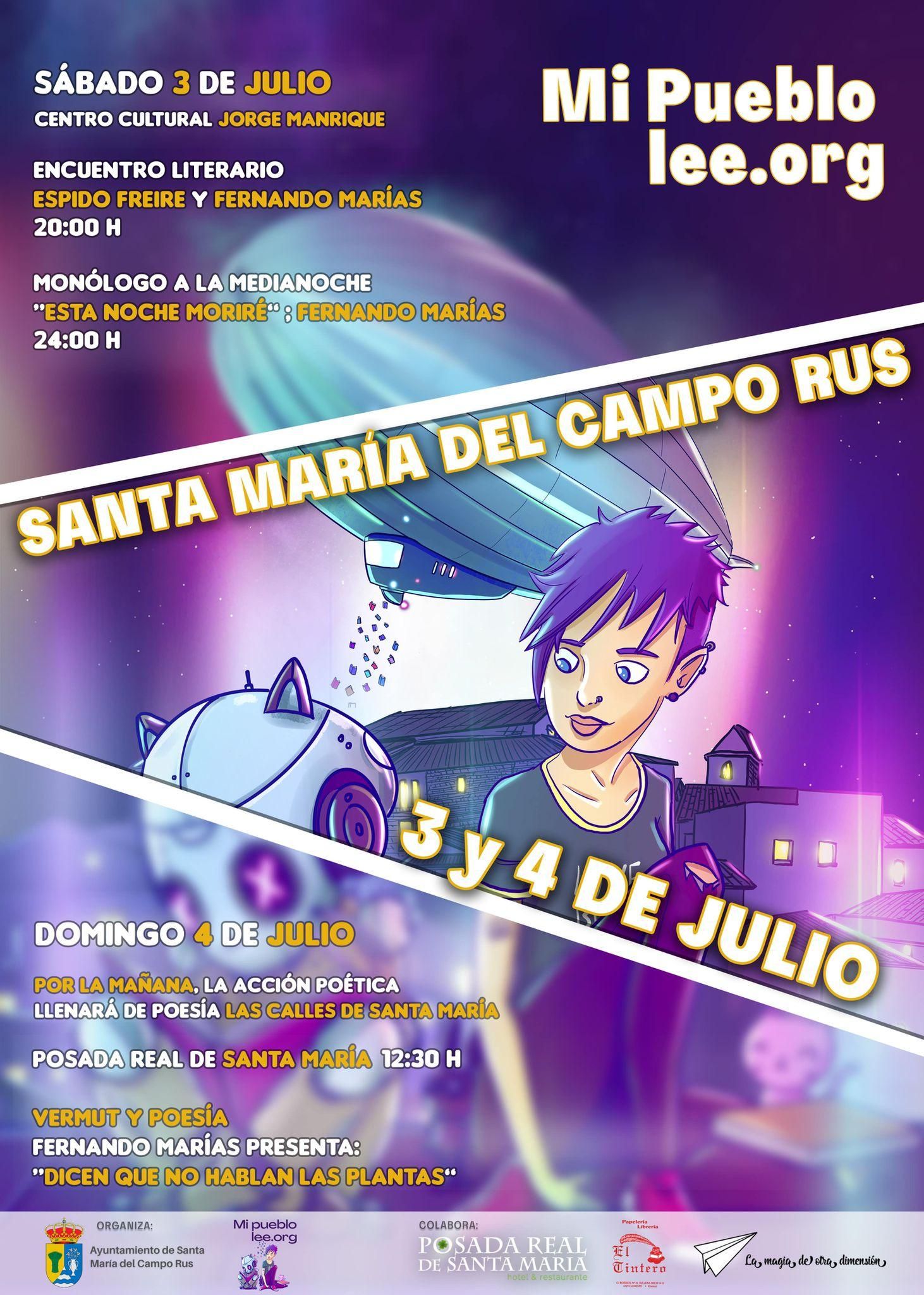 Encuentro literario en Santa María del Campo Rus (Cuenca)