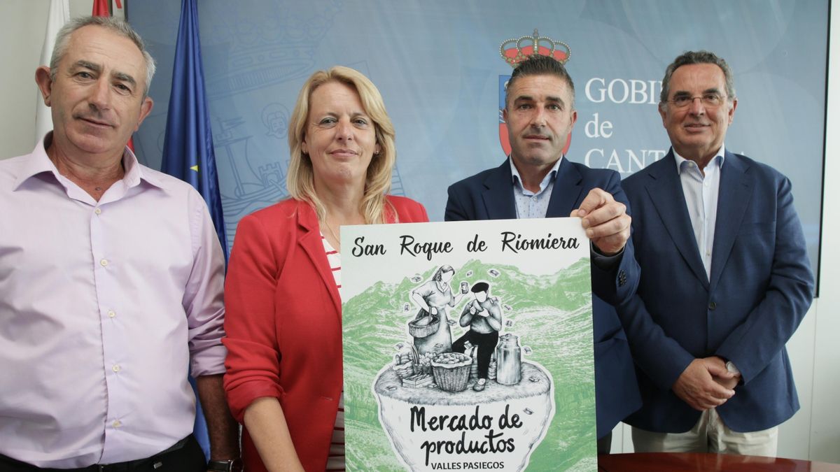 Una veintena de productores participan el 28 en el mercado pasiego de San Roque de Riomiera