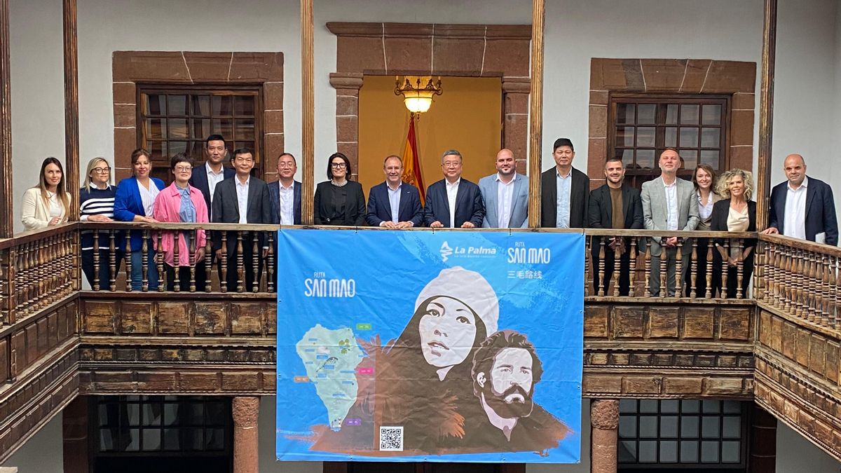 Visita a la Casa Salazar, en Santa Cruz de La Palma.