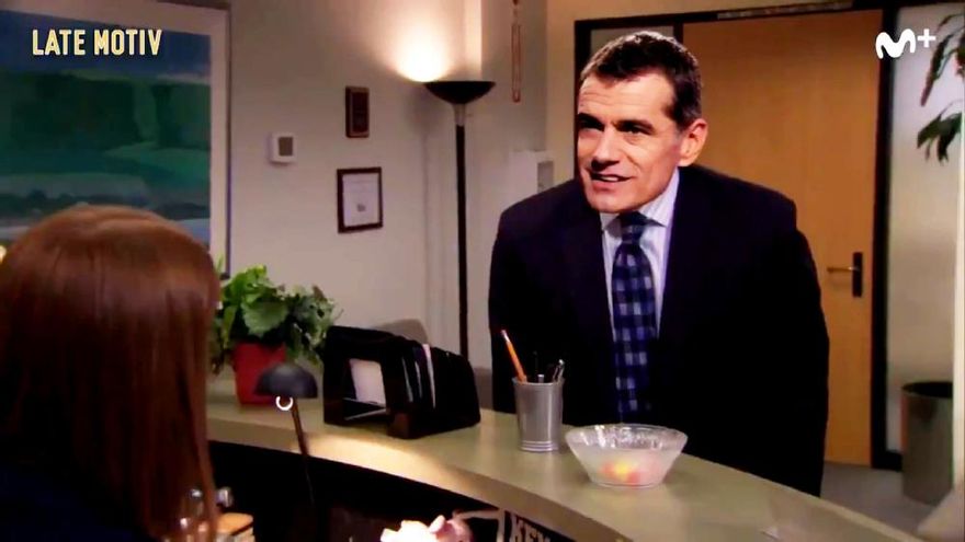'Late Motiv' convirtió la 'Oficina del español' dirigida por Toni Cantó en 'The Office'