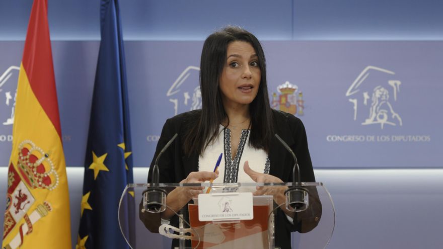 La líder de Cs, Inés Arrimadas