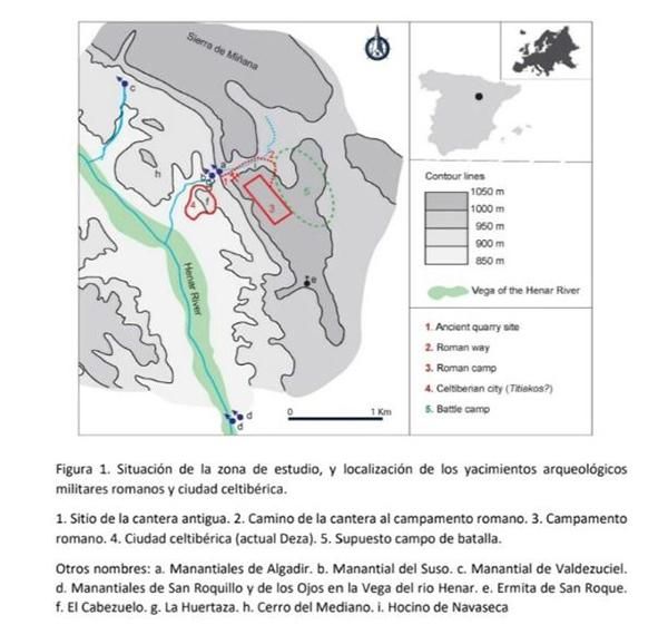 Plano del yacimiento