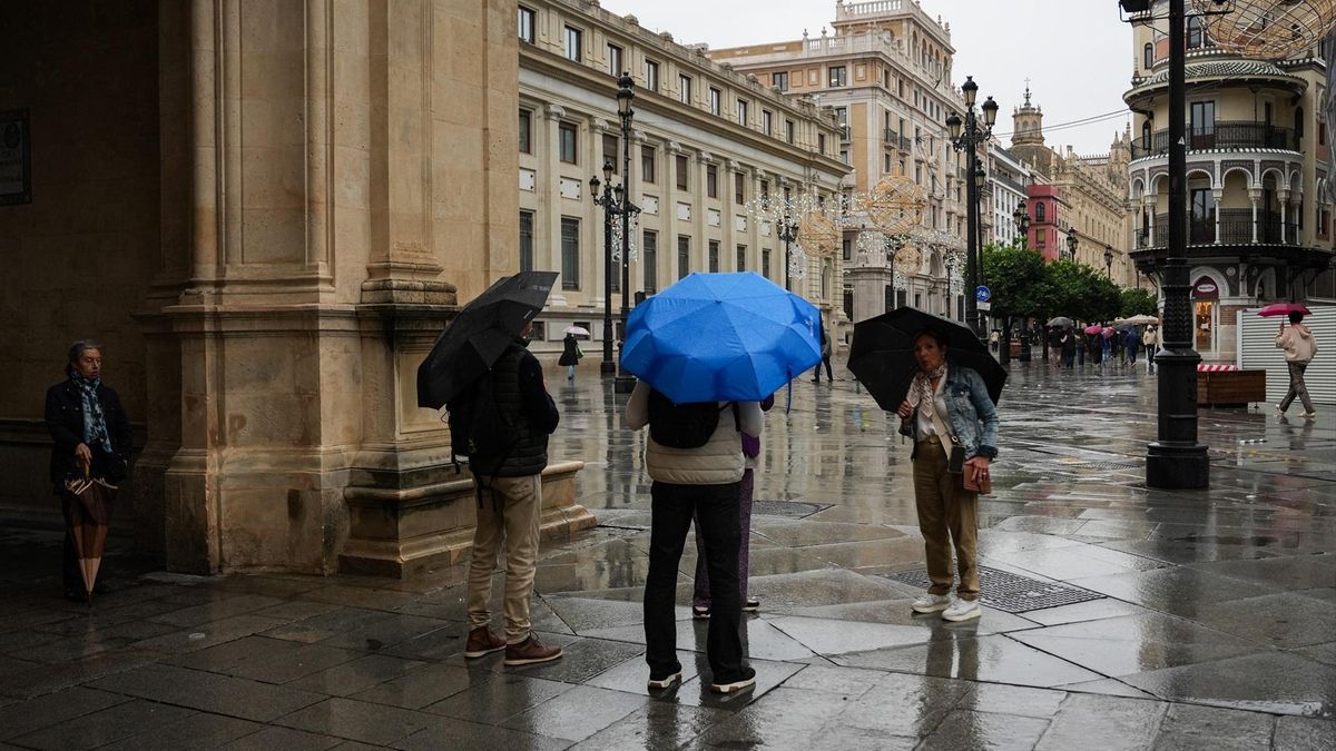 Un baile de borrascas dejará en Sevilla lluvias a principio y al final de la semana