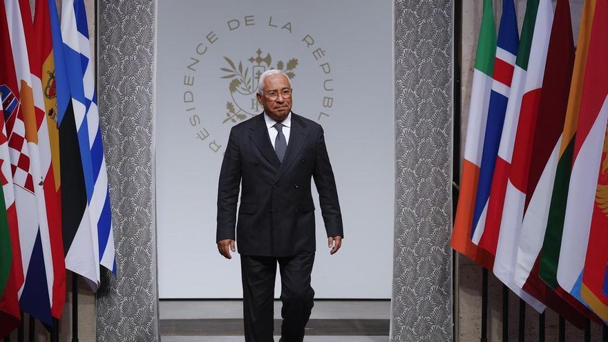 El presidente del Consejo Europeo, António Costa, en su llegada a la reunión de París sobre Ucrania el pasado miércoles.